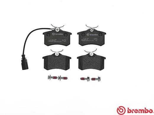 A.B.S. P 85 058 BREMBO Bremsbelagsatz, Scheibenbremse
